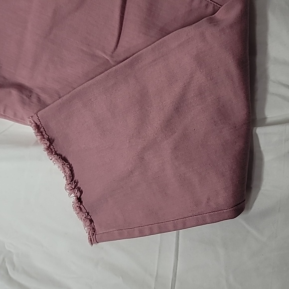 Flutter & Kick Maternity Skinny Ankle Jeans size 12 Rose Pink - Picture 6 of 16